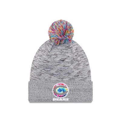 Chicago Bears Gorra | New Era NFL Crucial Catch Sport Knit Beanie Mexico - Grises